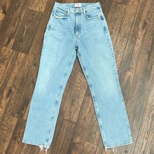 AGOLDE high rise stovepipe Jean